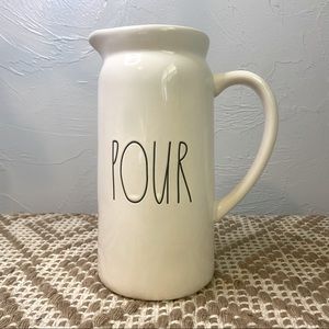 Rae Dunn Pour Pitcher / Vase NWT